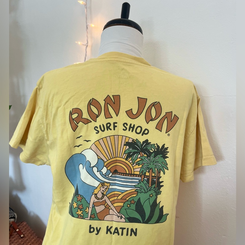 Yellow Ron Jon Surf Shop Katin Graphic Tee